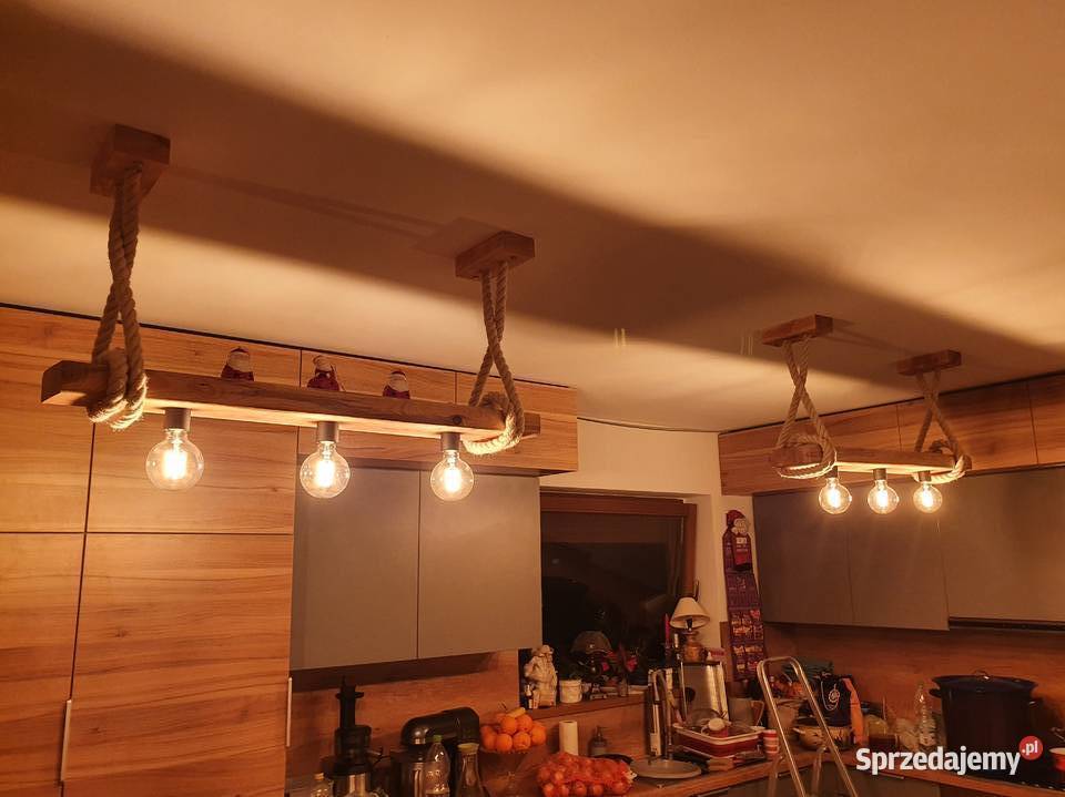 Lampa sufitowa loft na wymiar mega styl i jakość odcienie brązowego Rybnik sprzedam