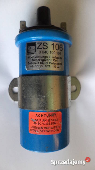 Cewka zapłonowa BERU ZS 106 Germany do klasyka osobowe Starogard Gdański