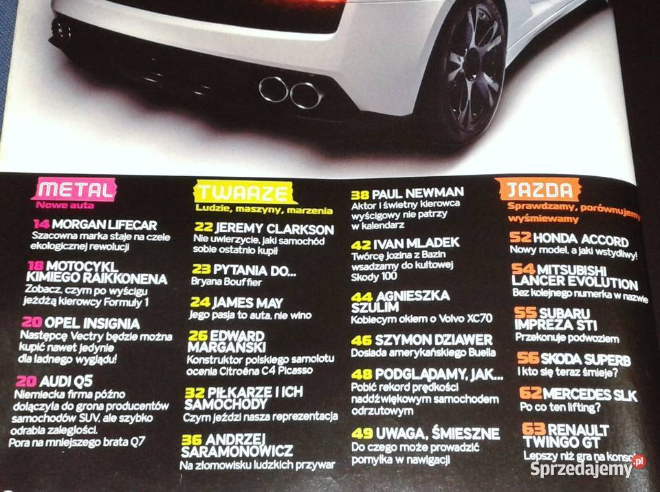 Top Gear Edycja Polska Czerwiec 2008 Pozostałe Chełm