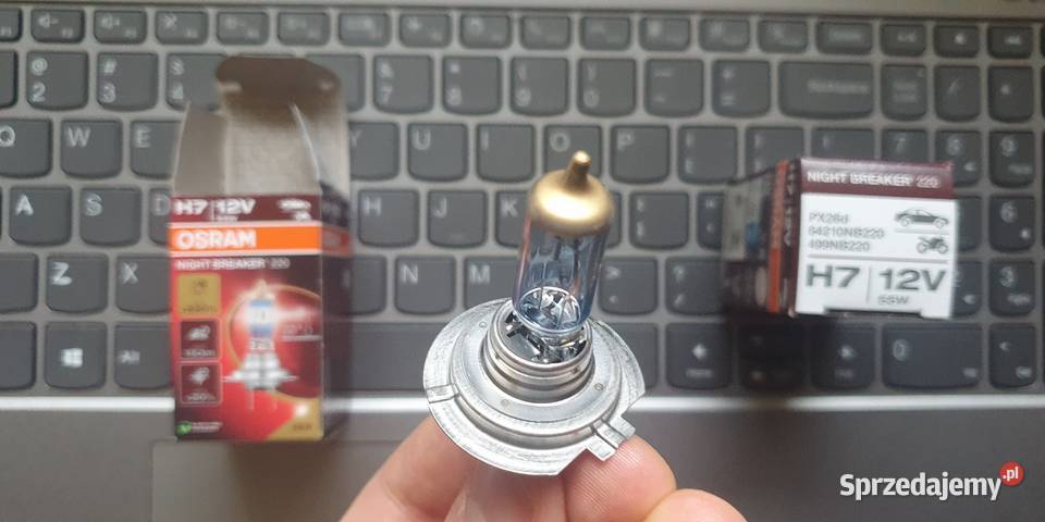 żarówki H7 OSRAM Night Breaker 220 2 nowe Części samochodowe sprzedam