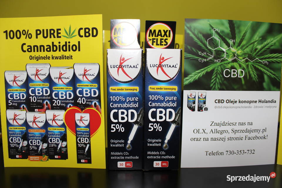 Olej konopny CBD Lucovitaal 5 30 ml Łódź