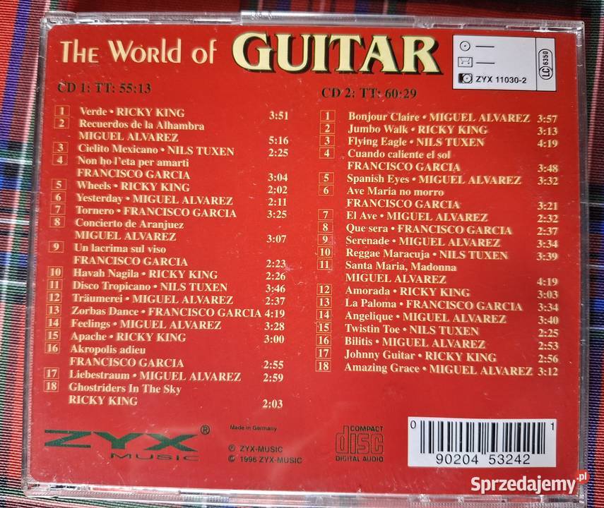 Guitar Spanish Eyes Yesterday Feelings and more CD Kraków