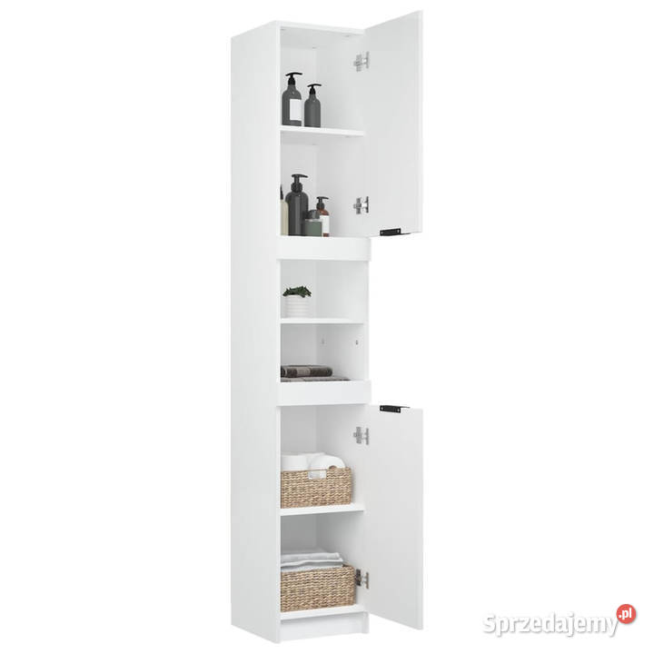 Szafka łazienkowa biała 32x34x1885 materiał sprzedam