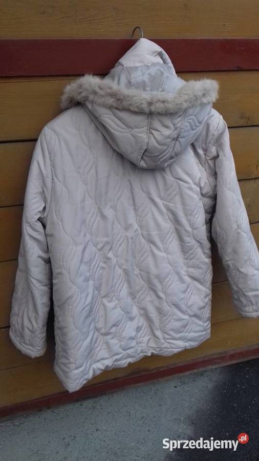 Kurtka damska z kapturem beżowa do sprzedania Kraków