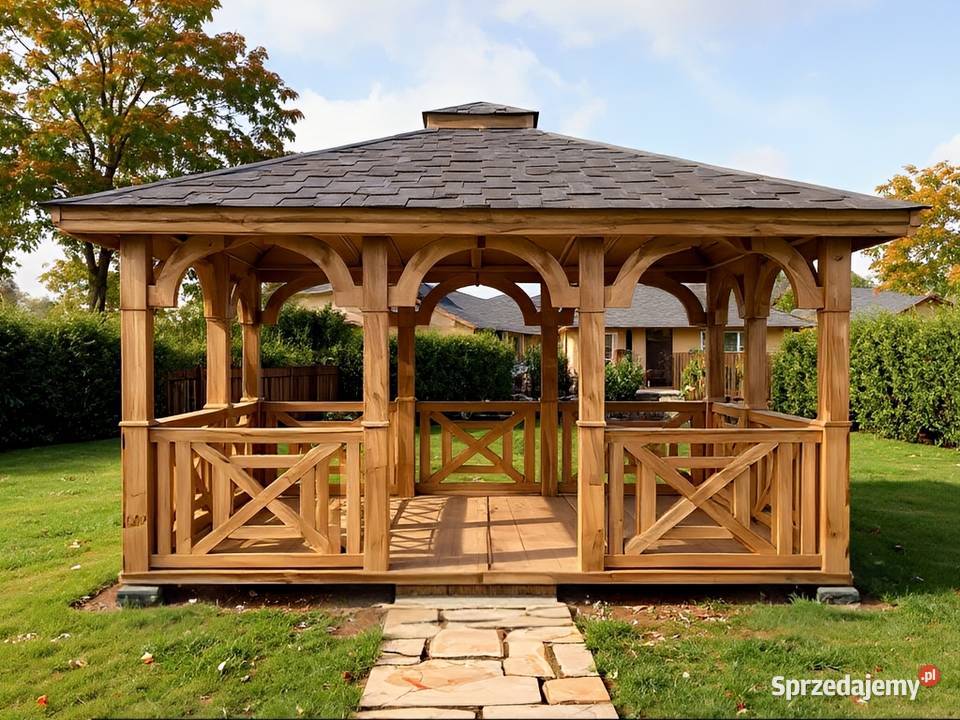 ALTANA 18 4x4 DREWNIANA KWADRAT OGRODOWA ALTANKA Parzymiechy