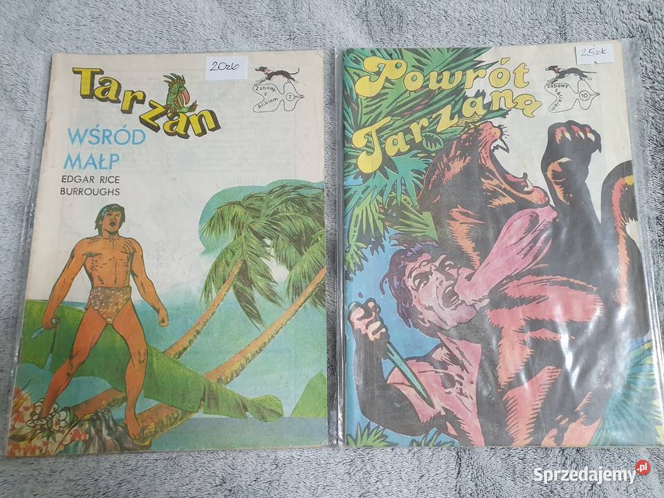 Tarzan Wśród Małp i Powrót Tarzana - 2 komiksy, 1988 rok