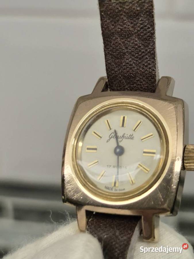 Damski zgarek Glashutte Au DDR Damskie Chorzów