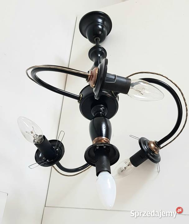 Vintage lampa sufitowa żyrandol Polam sekwencje Pozostałe Ruda Śląska