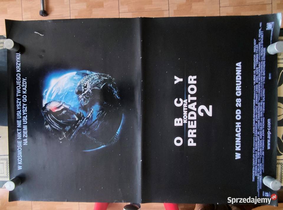 Plakat filmowy OBCY KONTRA PREDATOR 2 wym 98x66 Pruszków sprzedam