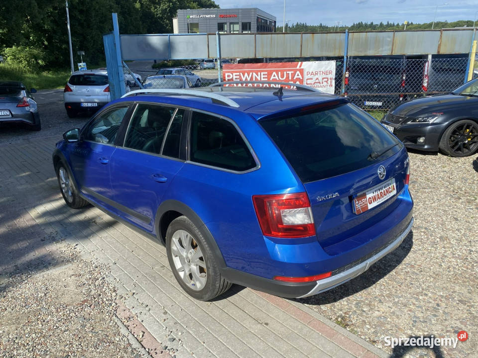 koda Superb Scout 20tsi 184 automat 4x4 ledy szyberdach Gdańsk