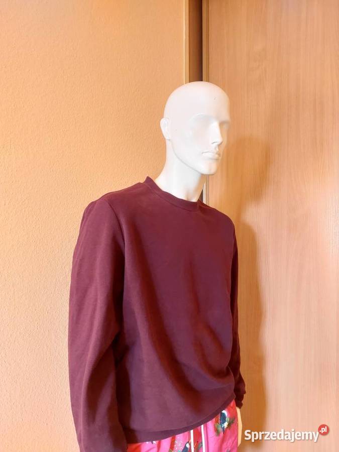 Sweter bordowy Reserved Basic XL Moda i Styl