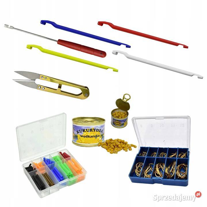 Zestaw Wędkarski początkujących DUŻY Akcesoria