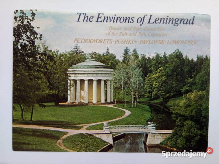 Widokówka z Leningradu z lat 8090tych Dąbrowa Górnicza