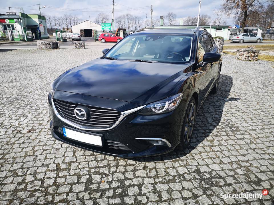 Zadbana Mazda 6 22 diesel 2015 łopatki zmiany biegów Radzanowo