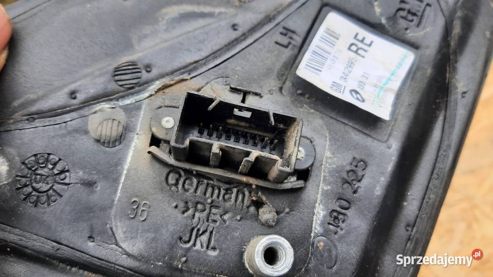 lusterko lewe zewnętrzne Opel Astra H Z163 5 PIN Lusterka zewnętrzne Dębno sprzedam