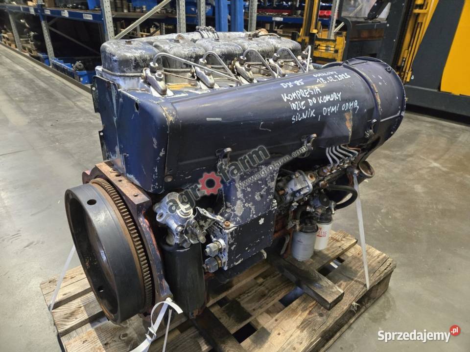Silnik Deutz DX 85 F5L912 Silnik i osprzęt Części i osprzęt rolniczy Byków