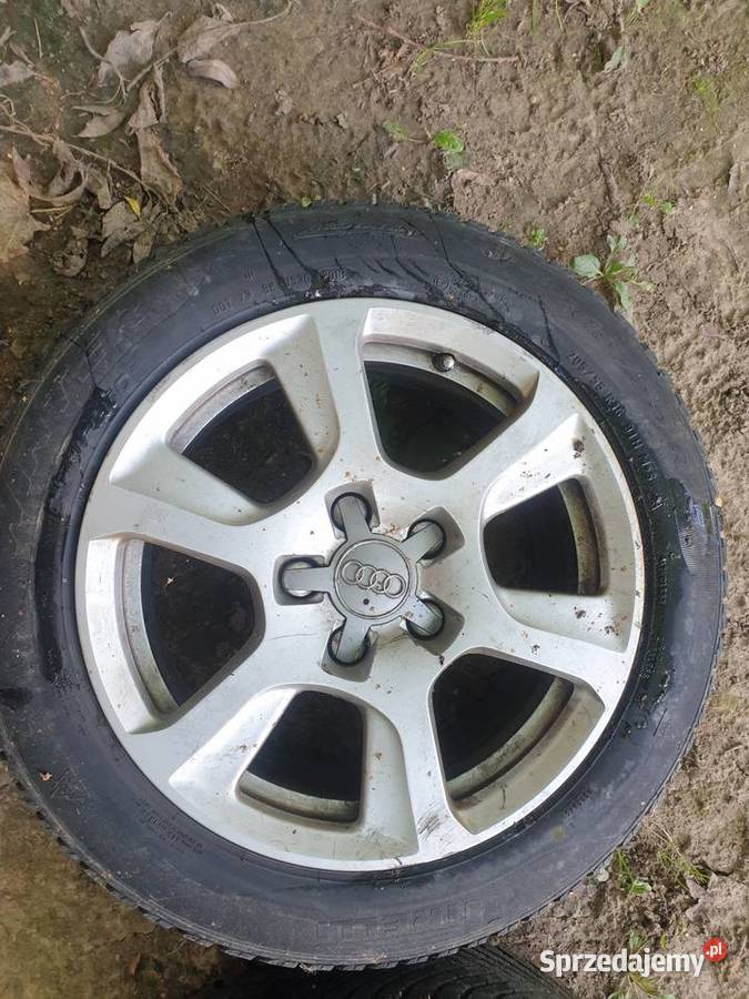 Felgi aluminiowe audi a4b8 opony zima