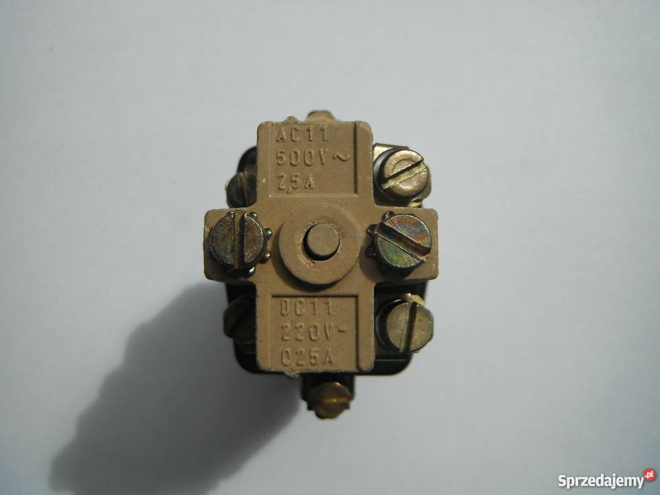 Przycisk sterowniczy biały podświetlany 25A 500V mazowieckie Chlewiska sprzedam