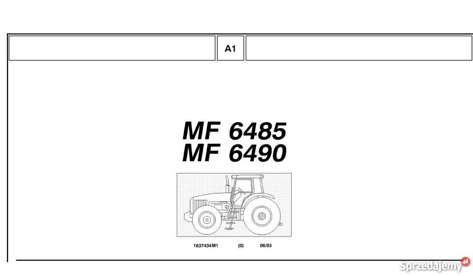 Massey Ferguson 6485 6490 katalog czesci świętokrzyskie Kielce