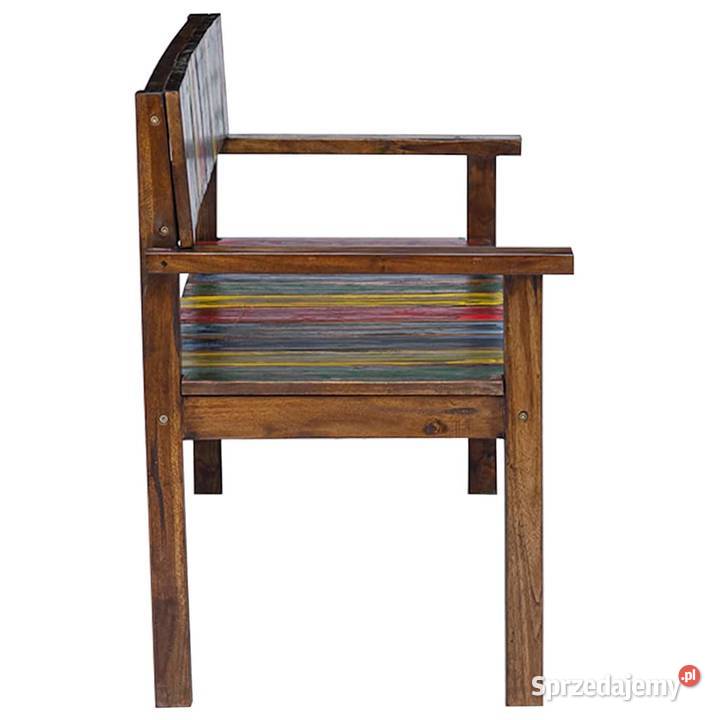 vidaXL Krzesła stołowe 4 lite drewno z Warszawa