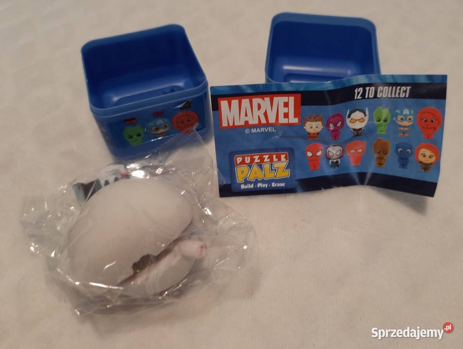 Spiderman Gumka Puzzle Palz Marvel Zabawka Czeladź sprzedam