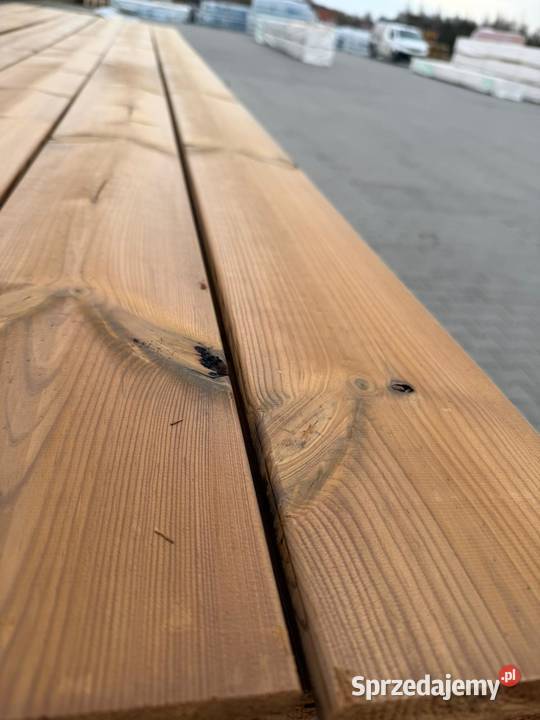 Deska tarasowa thermo sosna termo gładka KL BC Prusice sprzedam