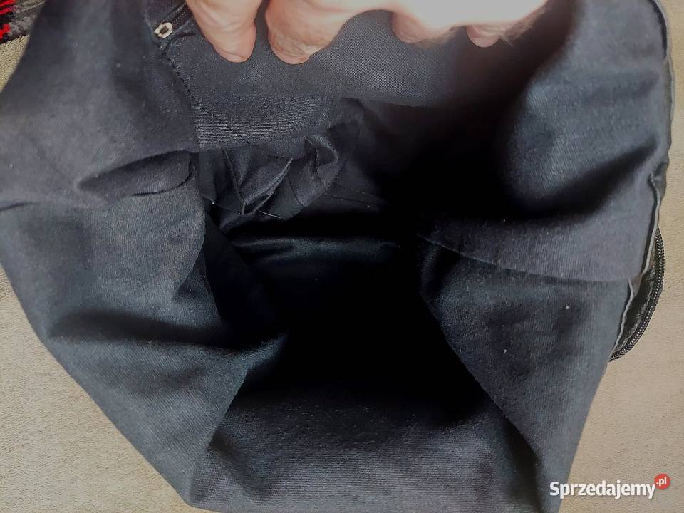 Plecak damski czarny skóra ekologiczna z Torby, plecaki i walizki Częstochowa sprzedam