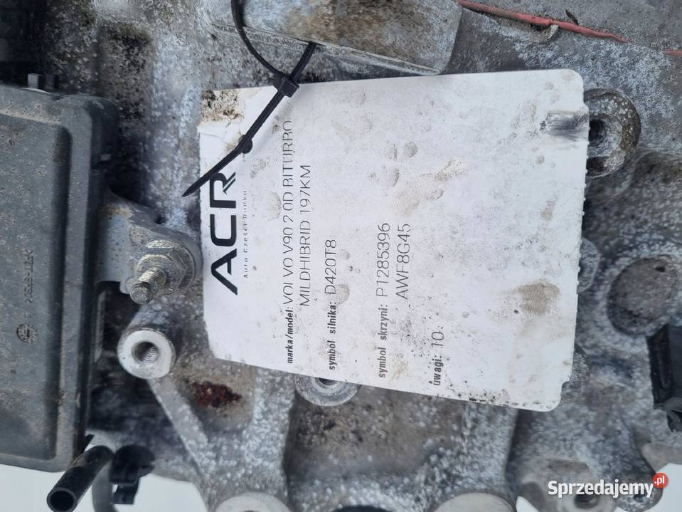 AUTOMATYCZNA SKRZYNIA BIEGÓW Volvo V40 II 20 D Skrzynie biegów manualne