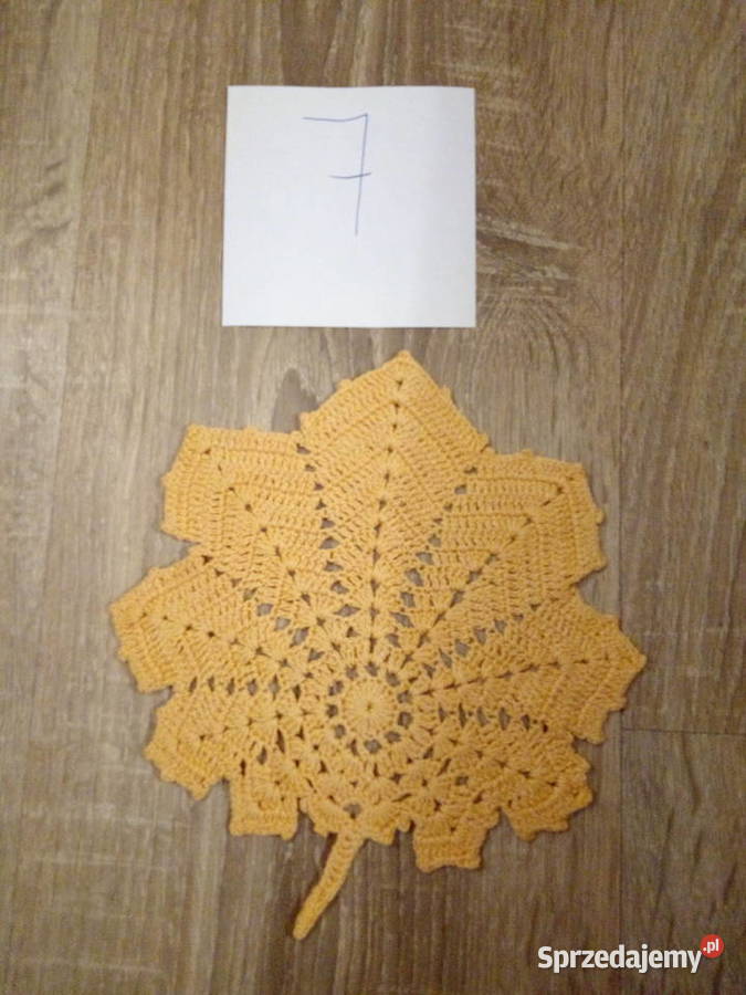 Serwetki Serwety Podkładki na Stół Szydełkowe Dekoracje i ozdoby sprzedam