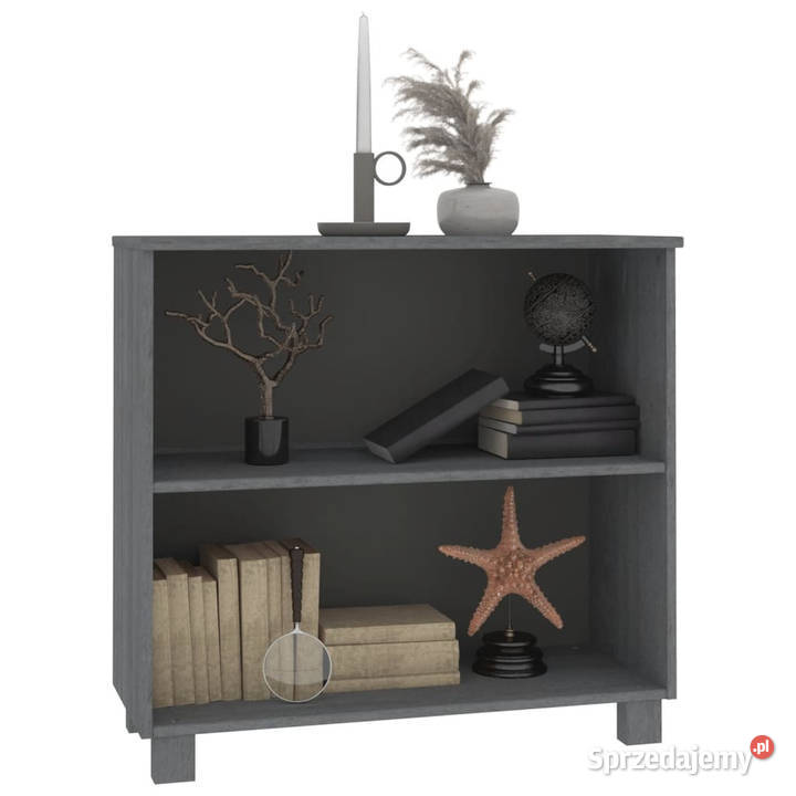Szafka HAMAR ciemnoszara 85x35x80 drewno sosnowe Warszawa