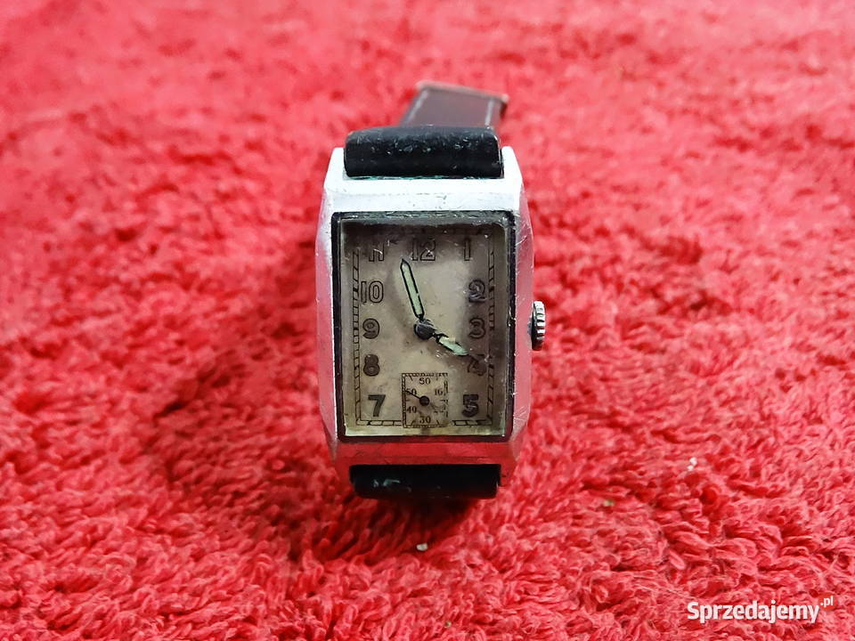 Szwajcarski Vintage Art Dco 15 Jewels SPRAWNY Biłgoraj