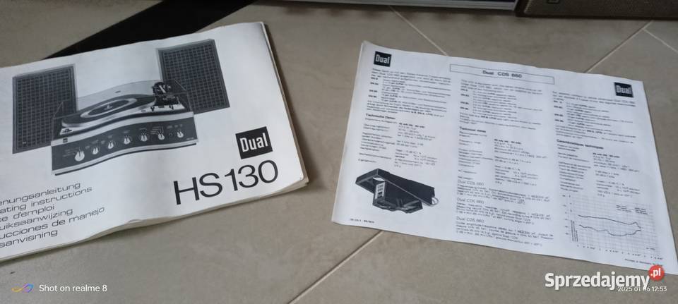 Dual Hs130 gramofon z przedwzmacniaczem i Gramofony Sędziszów