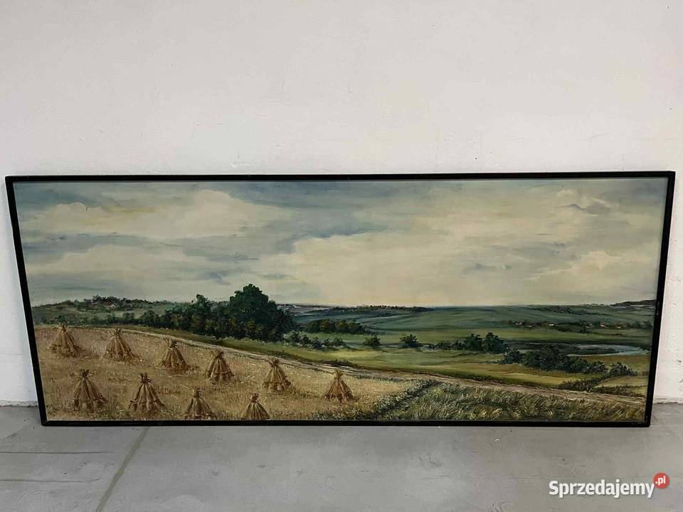 Obraz 1979 Wiejski pejzaż sprzedam