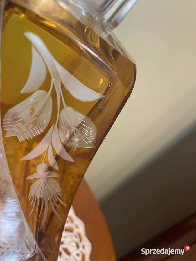 Karafka z kieliszkami z krysztalu Bohemia Jelenia Góra sprzedam