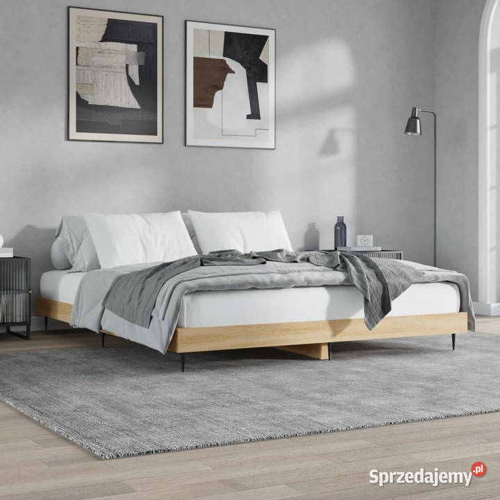 Łóżko bez materaca dąb sonoma 140x200 WM832248 Warszawa