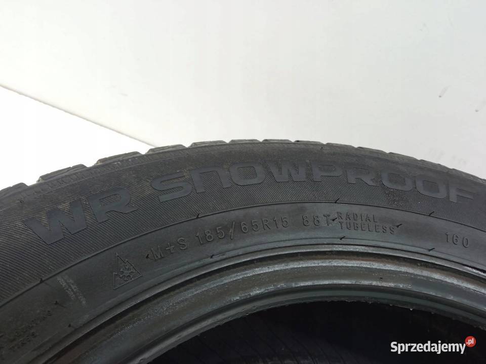 2x OPONA ZIMOWA NOKIAN WR SNOWPROOF 18565R15 Opony i felgi
