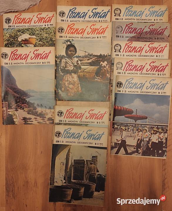 Czasopisma POZNAJ ŚWIAT lata 6578 śląskie Sosnowiec