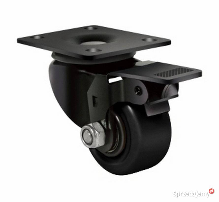 Koło skrętne kółko 50mm 150 z hamulcem nylonowe Kozienice
