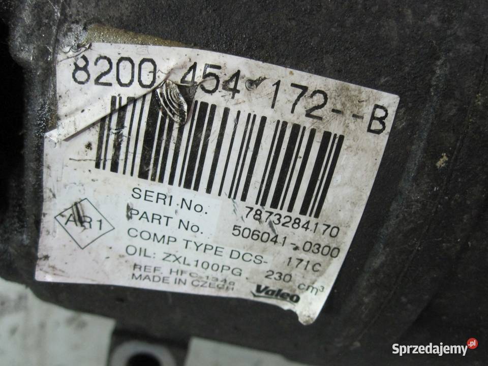 RENAULT TRAFIC 20 DCI 07r 115 sprężarka Klimatyzacja świętokrzyskie