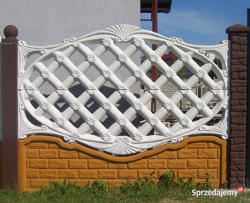 Płyty ogrodzeniowe różne wzory wielkopolskie