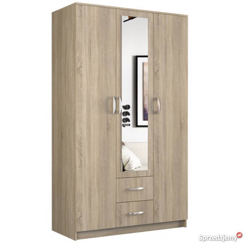 SZAFA Z LUSTREM ROMANA SONOMA 120 CM