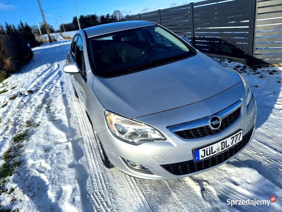 Opel Astra J Benzyna 5 drzwi Podgrzewane fotele Grudziądz