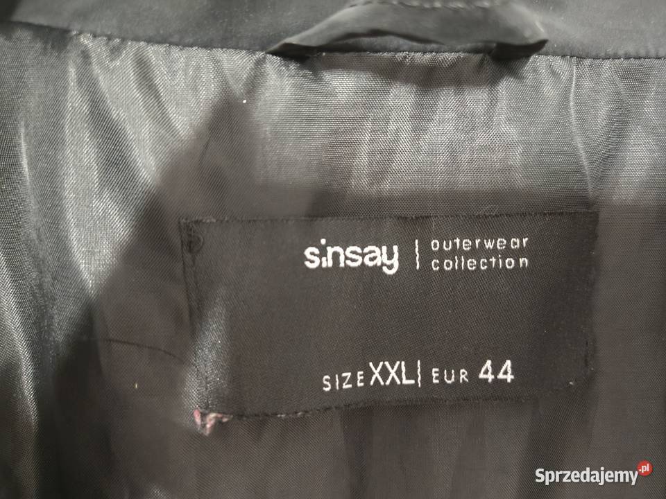 Sinsay kurtka z efektem połysku rXXL44 oversize Rozmiar 44(XXL) lubelskie Zamość