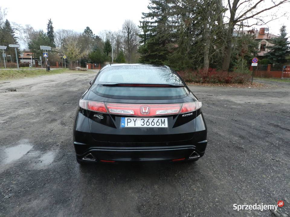 Honda Civic VIII piękne Czarne UFO 18 stan czujnik zmierzchu Civic