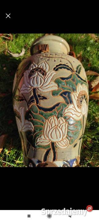 Antyk międzynarodowy Wazon ceramiczny 1945 Antyki łódzkie sprzedam