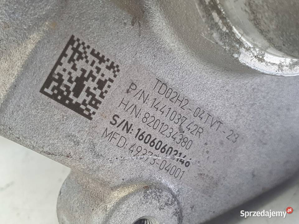 TURBOSPRĘŻARKA Renault Clio IV 09 TCe turbo Rudka