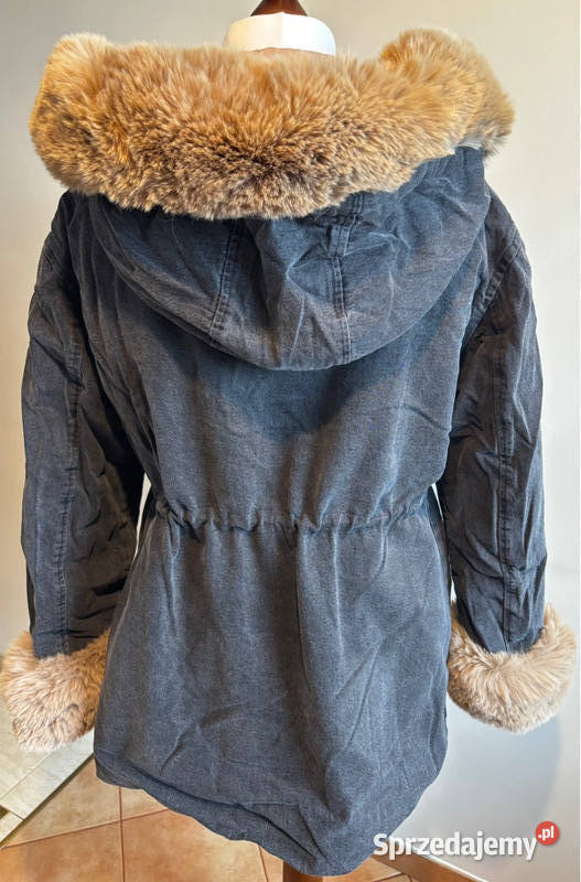 Kurtka damska zimowa dwustronna ocieplana z Rozmiar 42(XL) Kurtki i płaszcze zachodniopomorskie Szczecin