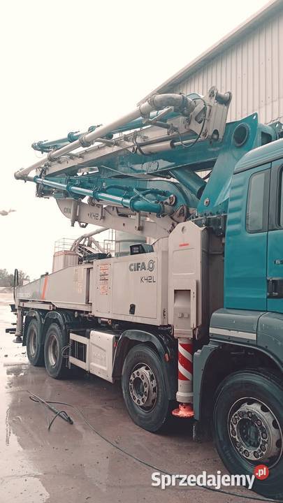 Pompa do betonu MAN CIFA 42m 1cm3 Katowice