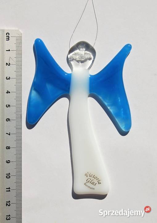 Anioł aniołek witraż Bornholm Dania szkło Lublin