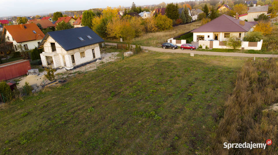 Piękna działka budowlana MEDIA pozwolenie na utwardzona Ćmiłów